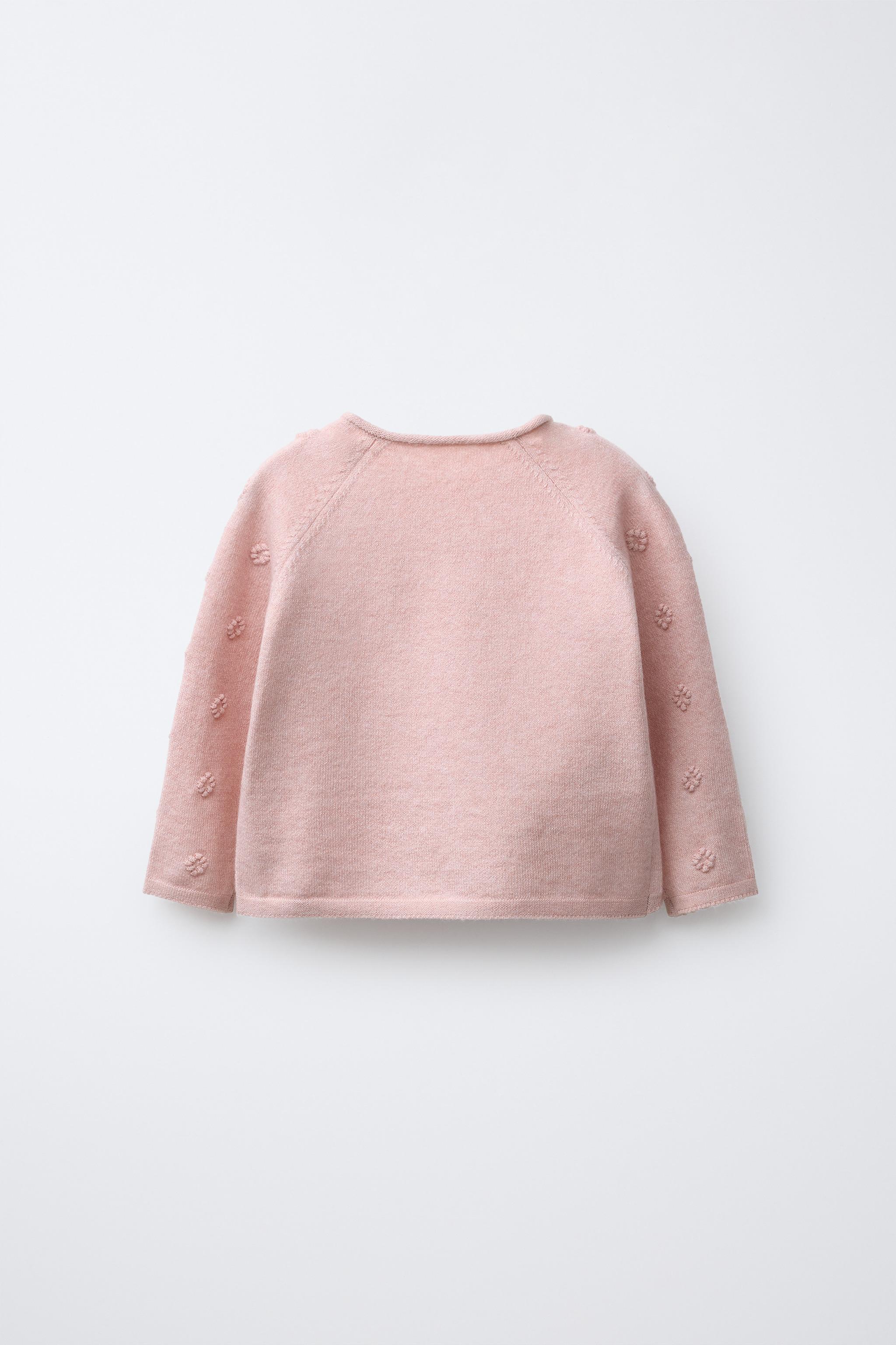 EMBROIDERED FLORAL KNIT JUMPER